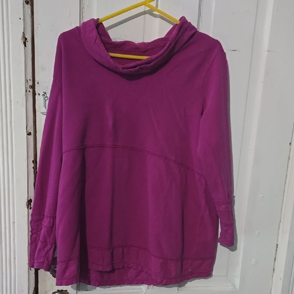 Vibrant Purple Long Sleeve Top